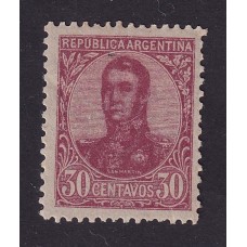 ARGENTINA 1908 GJ 286 ESTAMPILLA NUEVA CON GOMA U$ 7.80